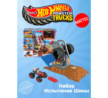 Автотрек трек Хот Вилс Монстр Трак Испытание Шины HNB88
