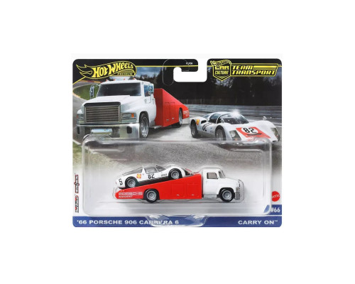 Набор Хот Вилс Premium 66 Porsche 906 и Carry On HRV47
