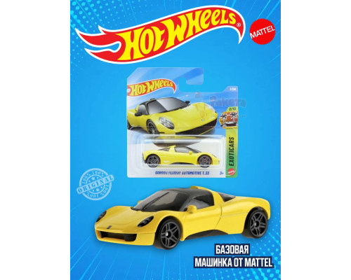 Базовая машинка Хот Вилс Gordon Murray Automotive T33 JJJ62