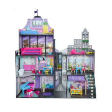 Кукольный домик 2 в 1 Пентхаус и кафе KidKraft