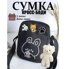 Сумка для девочки подростка через плечо сумочка кросс боди