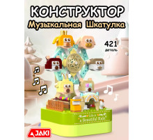 Конструктор 3Д Музыкальная шкатулка 3D Колесо обозрения