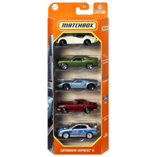 Набор машинок Matchbox 5 шт Autobahn Express 2 C1817