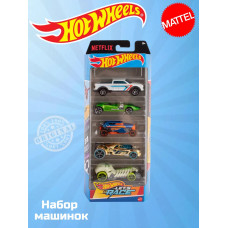 Набор из 5 машинок Хот Вилс Lets Race HTV42