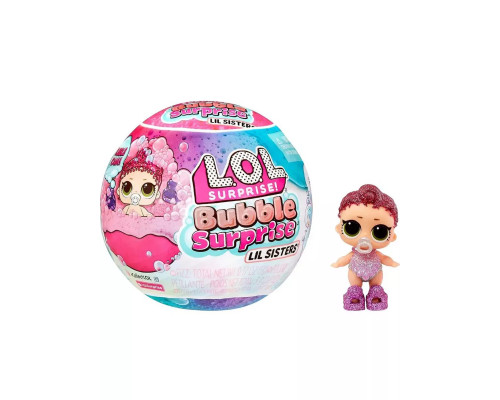 Кукла Лол в шаре Lol Bubble Lil Sisters маленькая оригинал