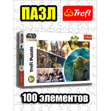 Пазлы для детей 4 5 6 лет 100 элементов Малыш Йода