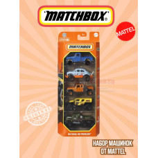 Набор машинок Matchbox 5 шт No Road No Problem C1817