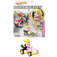 Машинка MarioKart Хот Вилс Princess Peach GBG25 GBG28