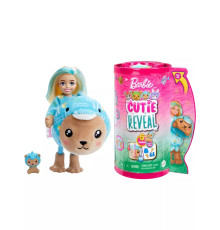 Кукла Барби Cutie Reveal Mini Медведь-дельфин HRK30 челси
