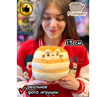 Мягкая игрушка Пушин Кот Кэт плюшевый котик панкейк