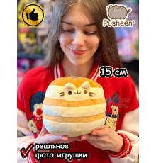 Мягкая игрушка Пушин Кот Кэт плюшевый котик панкейк
