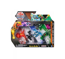 Набор игрушка трансформер Бакуган Armored Evolutions 6 шт