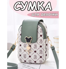 Сумка для девочки подростка на плечо кросс боди