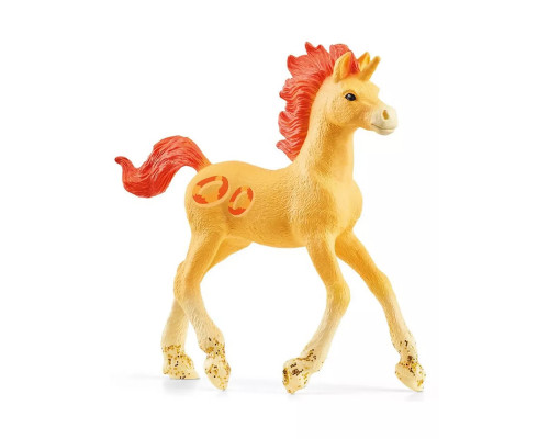 Фигурка Единорог Персиковые кольца Schleich