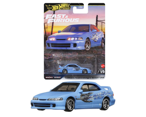 Машинка Хот Вилс Премиум Custom Acura Integra HNW46 JDJ13