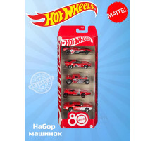 Набор из 5 машинок Хот Вилс 80-летие Mattel JGK08