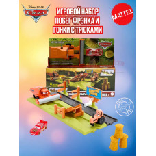 Трек Disney Cars Побег Фрэнка и гонки с трюками HRX48