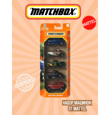 Набор машинок Matchbox 5 шт MBX Road Cruisers C1817