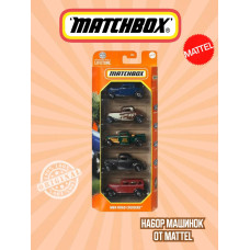 Набор машинок Matchbox 5 шт MBX Road Cruisers C1817