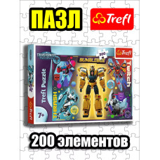 Пазлы для детей 5 6 7 лет 200 элементов Трансформеры