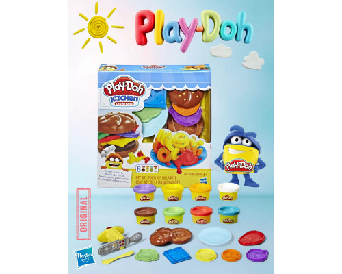 Игровой набор Play-Doh Плей До Гамбургер и картошка E5472