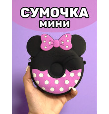 Сумка кошелек на через плечо сумочка маленькая силиконовая