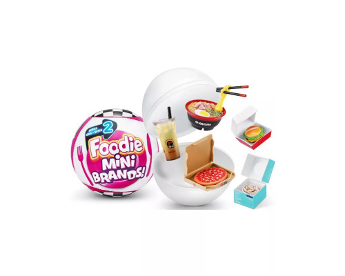 Шар 5 сюрпризов Зуру Mini Foodie Surprise 2 серия