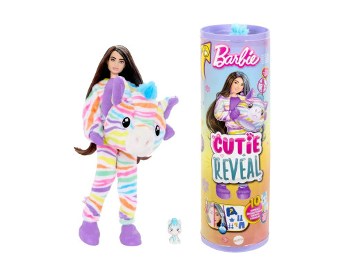 Кукла Барби Кьюти Ривл Cutie Reveal Зебра HRK39