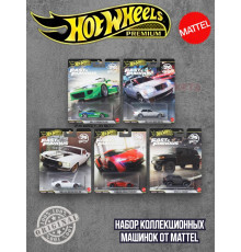 Набор машинок Хот Вилс Премиум Fast Furious HNW46