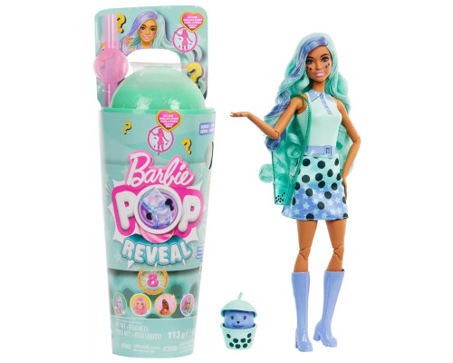 Кукла Барби Pop Reveal Bubble Tea Зеленый чай HTJ21