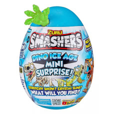 Игрушка сюрприз Smashers Dino Ice Age зеленый