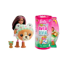 Кукла Барби Cutie Reveal Mini Собака-лягушка HRK29 челси