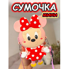Сумка кошелек на через плечо сумочка маленькая силиконовая